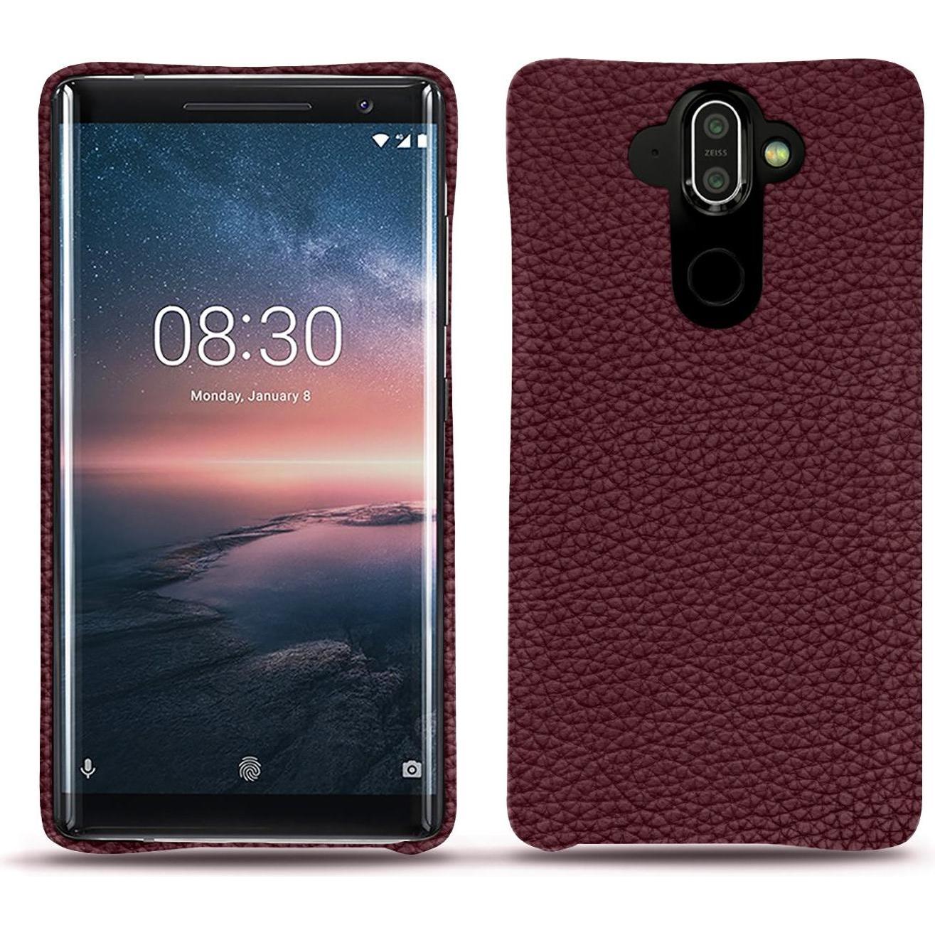 Noreve Lederschutzhülle (Nokia X), Smartphone Hülle, Violett