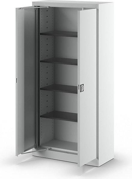 Produktbild Mauser Stahlschrank mit Einschwenktüren (95 x 42 x 195 cm)