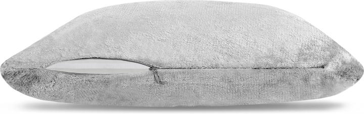 Produktbild Aspero 2 Kissenbezüge „Vora“ Hellgrau (60 x 60 cm)