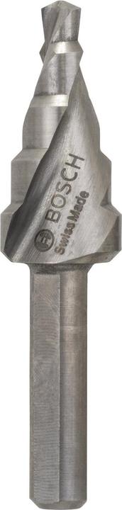 Bosch Professional Zubehör Stufenbohrer HSS, 4 - 12 mm, 6 mm, 50 mm, 5 Stufen (6 mm)
