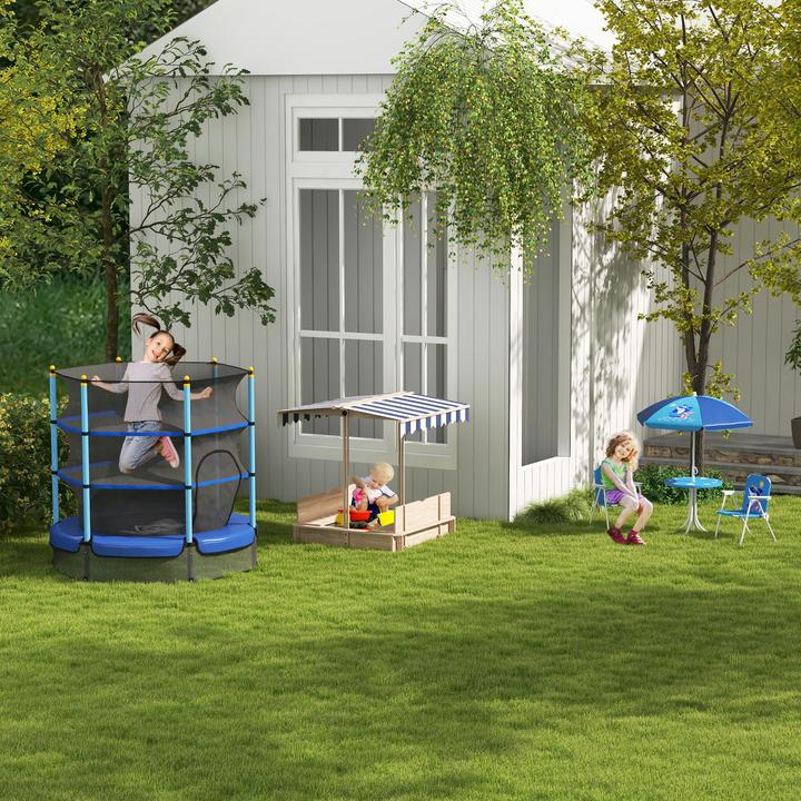 Actual product image Outsunny Sandpit with adjustable roof