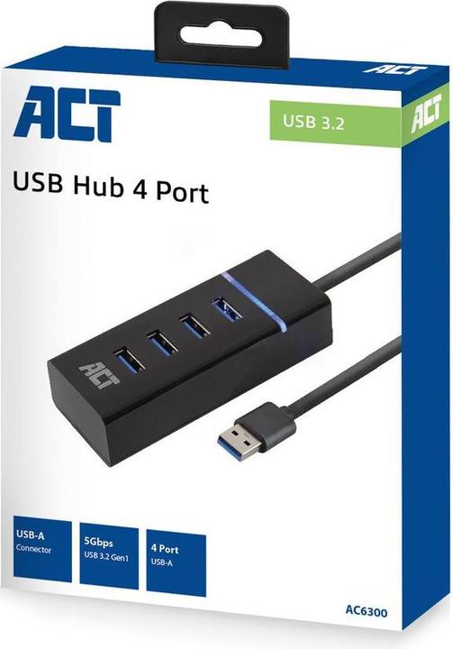Produktbild ACT AC6300 (USB-C, 4 Ports)