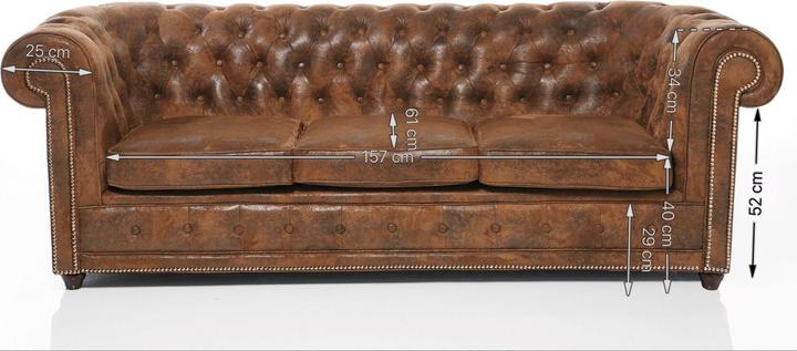 Actual product image Kare Design Cambridge Vintage (Chesterfield)