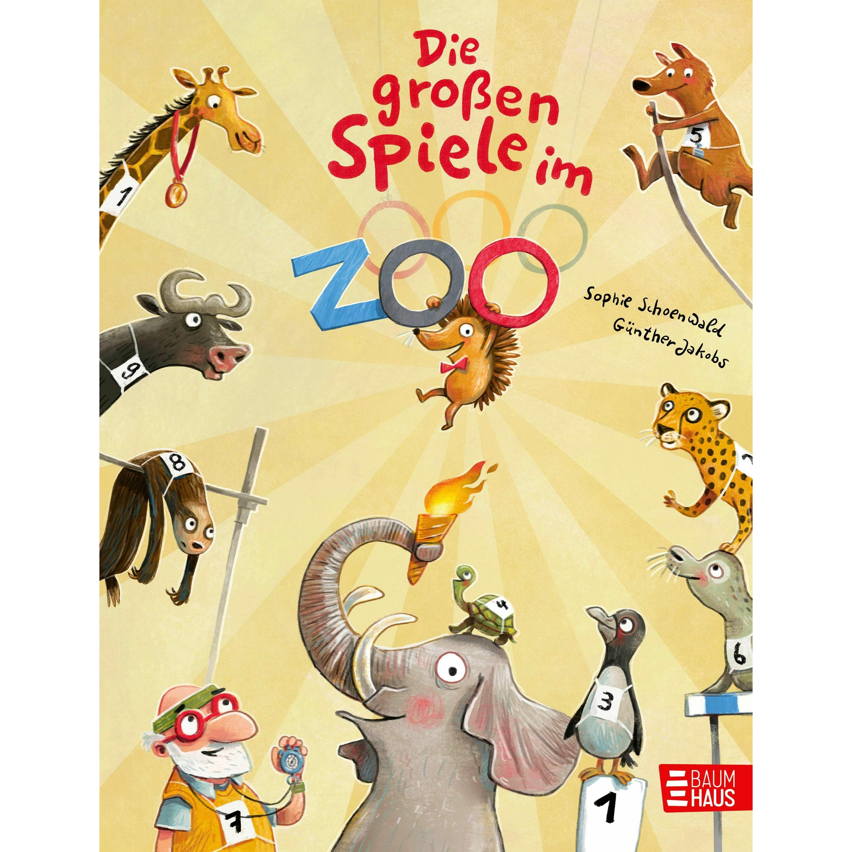 Die grossen Spiele im Zoo, Libro per bambini di Sophie Schoenwald, Giacobbe Guenther