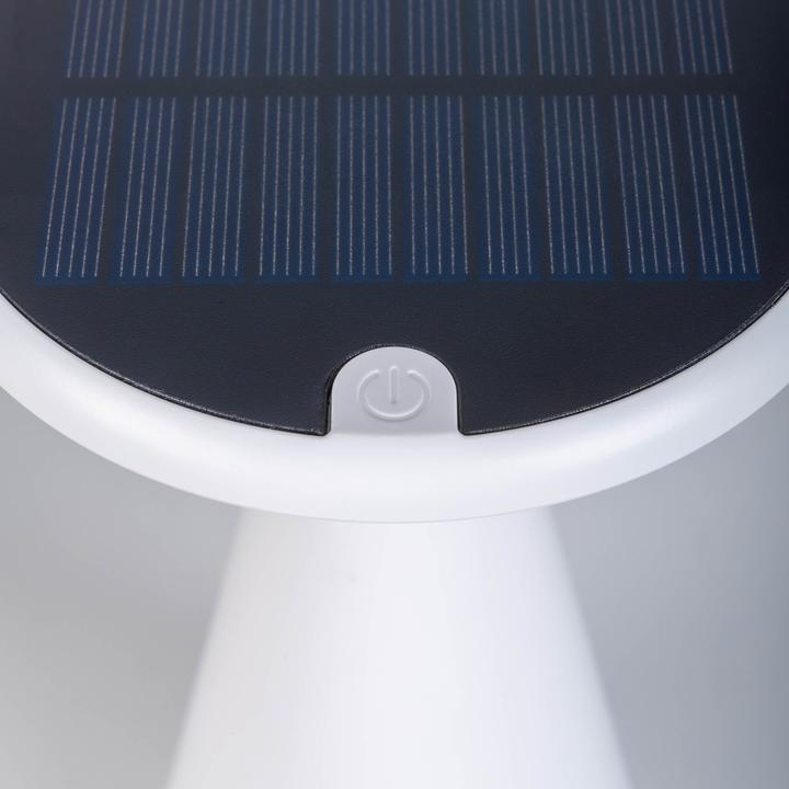 Produktbild Näve LEDSolarAkkuTischleuchte weiss (200 lm)
