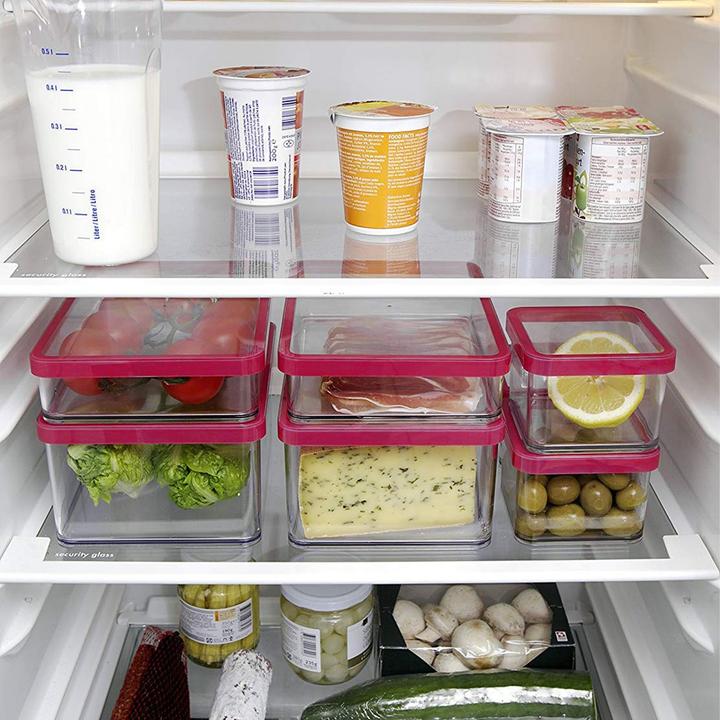 Actual product image Rotho LOFT storage tins KLAR black (0.23 l)