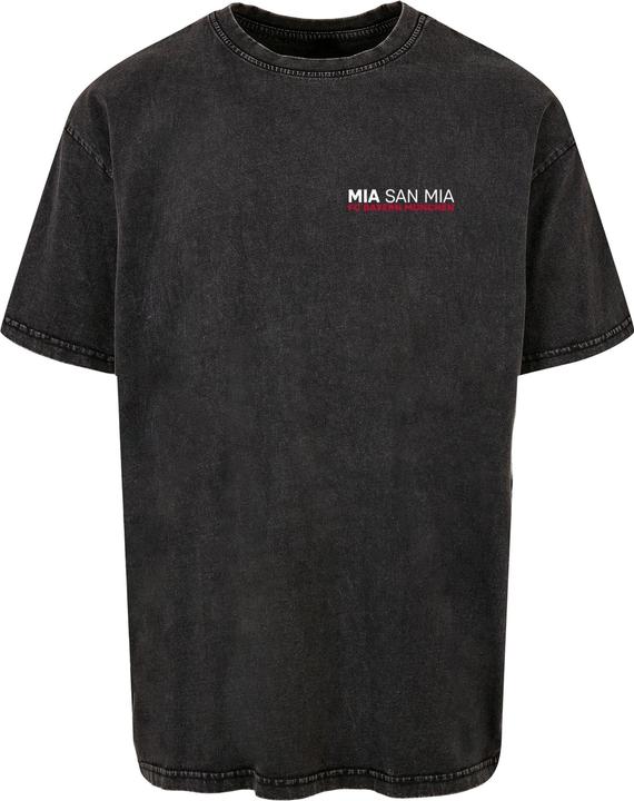 Produktbild FC Bayern München Logo History Acid Washed Heavy Oversize Tee - 115115 (XXL)