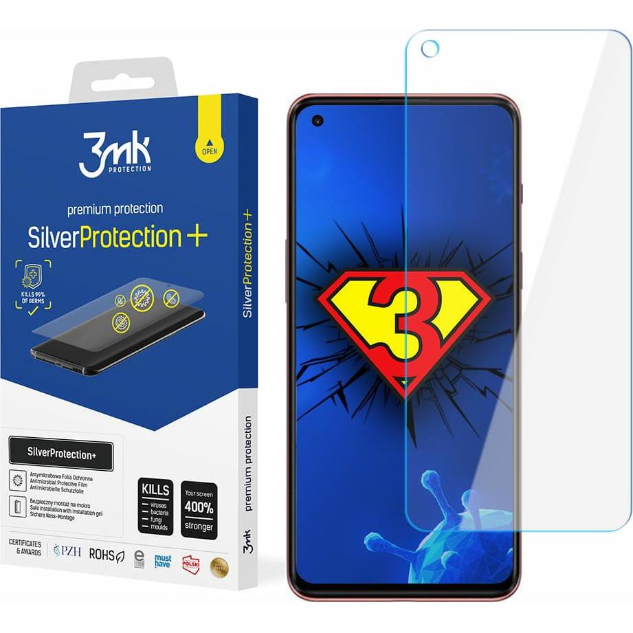 Thumbnail - 3MK Antymikrobowa folia ochronna Sidabrinis Protect+ OnePlus Nord 2 5G (1 Stück, OnePlus Nord 2 5G), Smartphone Schutzfo...