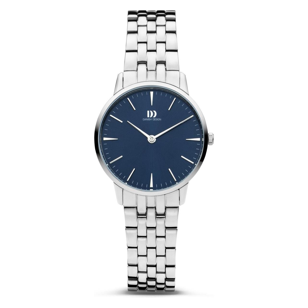 Danish Design, Horloge, Akilia IV98Q1251 Dames Horloge â€“ 32mm, Blauw, Zilver, (Analoog Horloge, 32 mm)