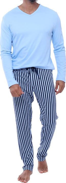 Produktbild Mey - Graphic Stripes - Schlafanzug (M Hellblau) (M)