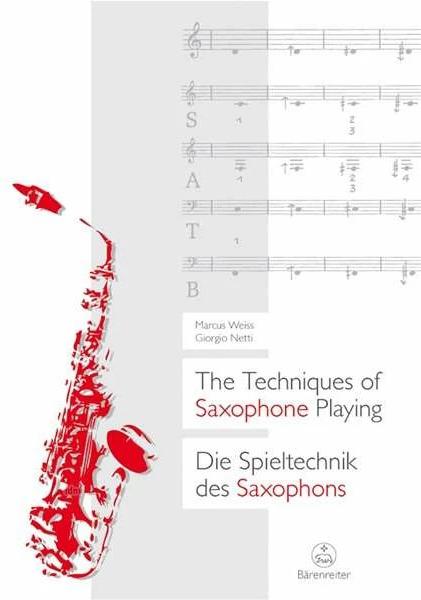 Actual product image Die Spieltechnik des Saxophons / The Techniques of Saxophone Playing (German, Giorgio Netti, Marcus Weiss, 2010)