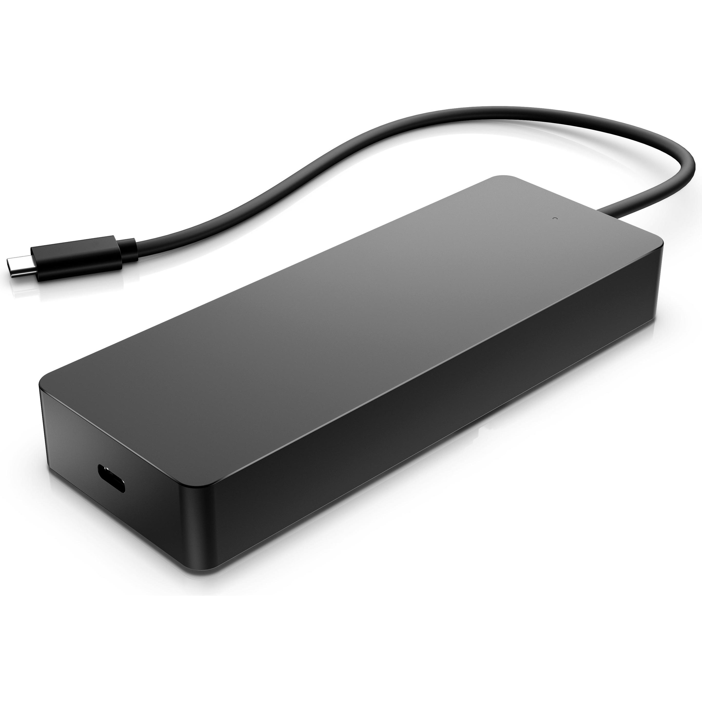 HP Universal Usb-C Multiport Hub (USB-C), Dockingstation + USB Hub, Schwarz
