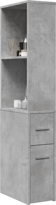 Image du produit vidaXL Armoire de salle de bain Étroite avec roulettes (22 x 41 x 135 cm)