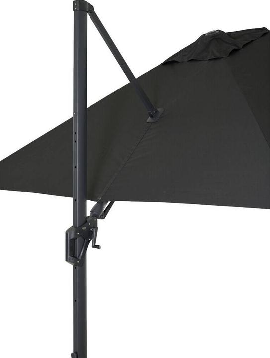 Actual product image Siena Garden Elio N+ cantilever parasol anthracite/anthracite 300 x 300 cm (3 m)
