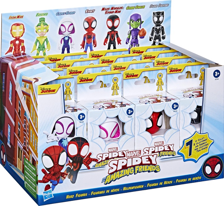 Actual product image Hasbro Spidey and His Amazing Friends Hero Figure, 10 cm tall Action Figure, Superhero Toy
