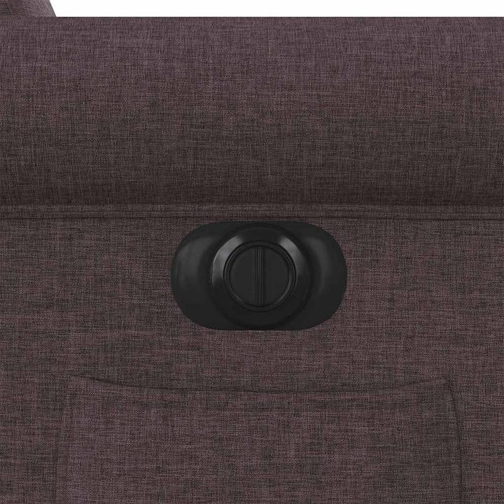 Immagine prodotto vidaXL Reclinabile elettrica in tessuto marrone scuro