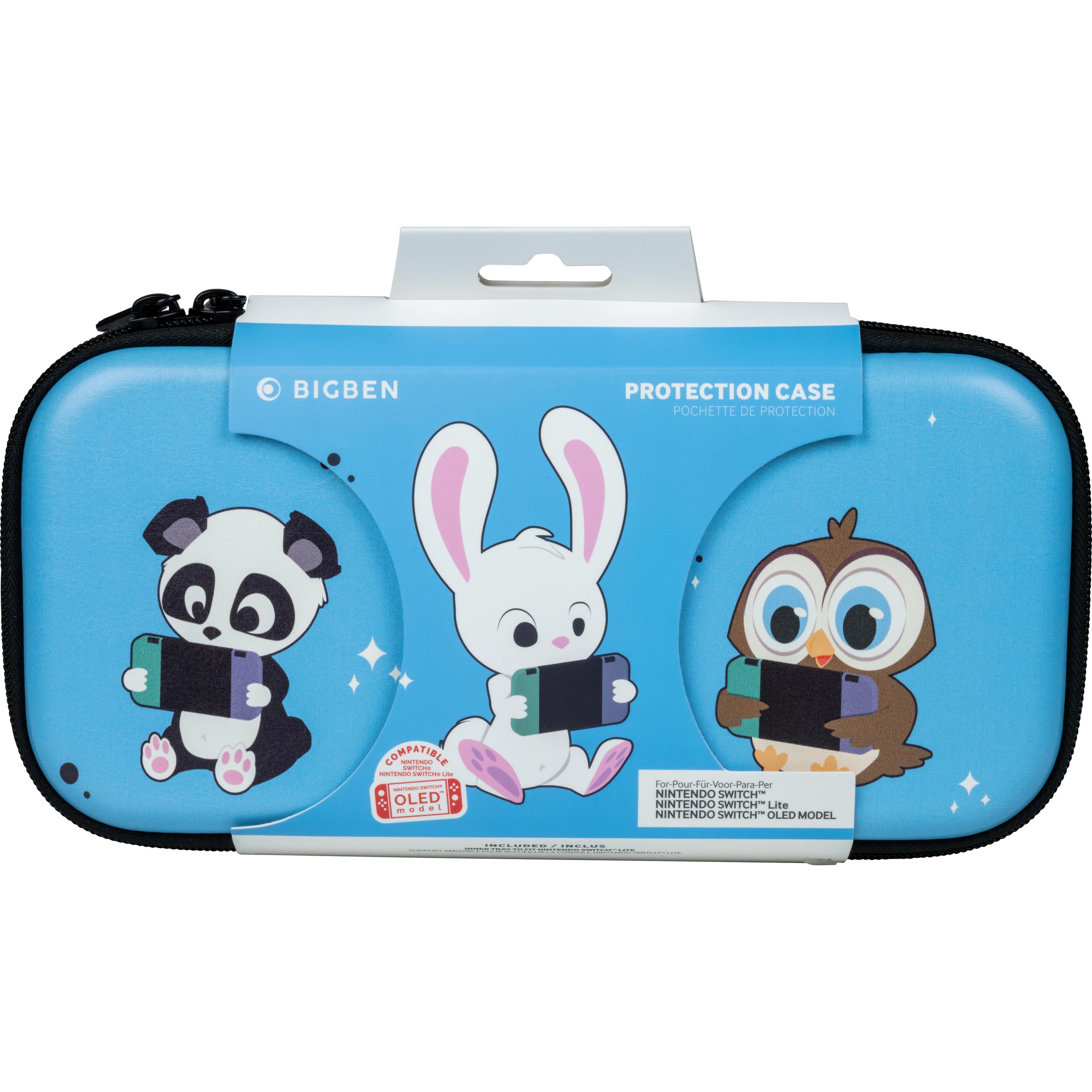 Bigben Caso - Design del coniglio (Switch, Switch Lite, Switch OLED), Altri accessori gaming, Multicolore