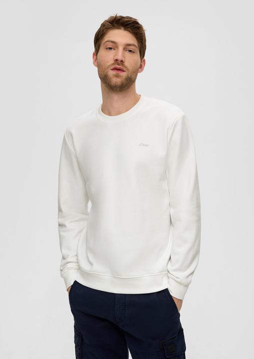Produktbild s.Oliver Sweatshirt Sweatshirt mit Logo-Detail (XL)