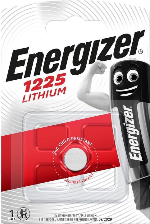 Energizer BR1225 / 1er Pillpack 3,0 V (1 Stk., Gerätespezifisch, 48 mAh)