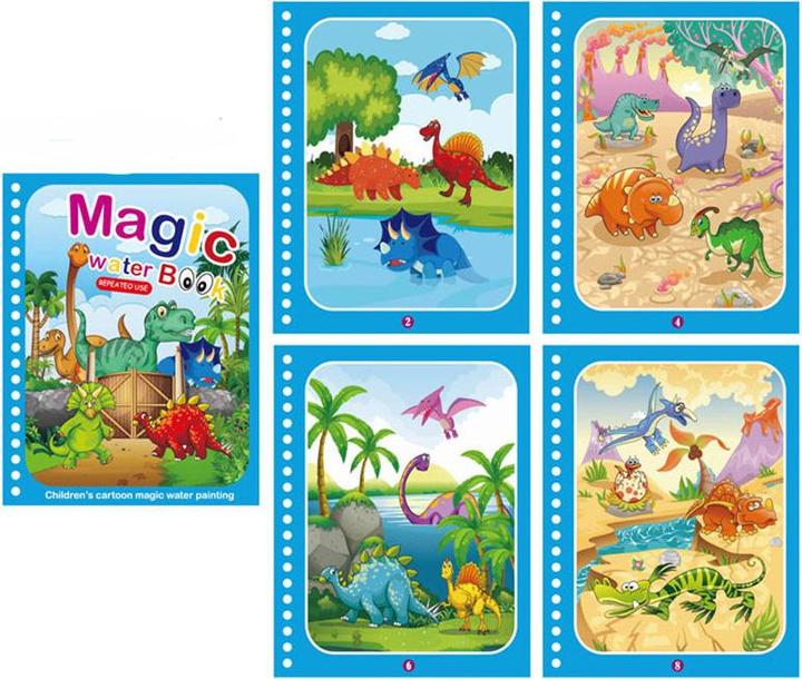 Immagine prodotto Activity Board Libro da colorare ad acqua riutilizzabile, libro magico da colorare ad acqua, giocattolo da