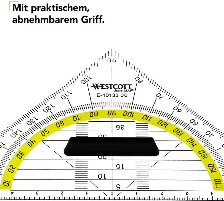 Produktbild Westcott Geometriedreieck 14cm (14 cm)