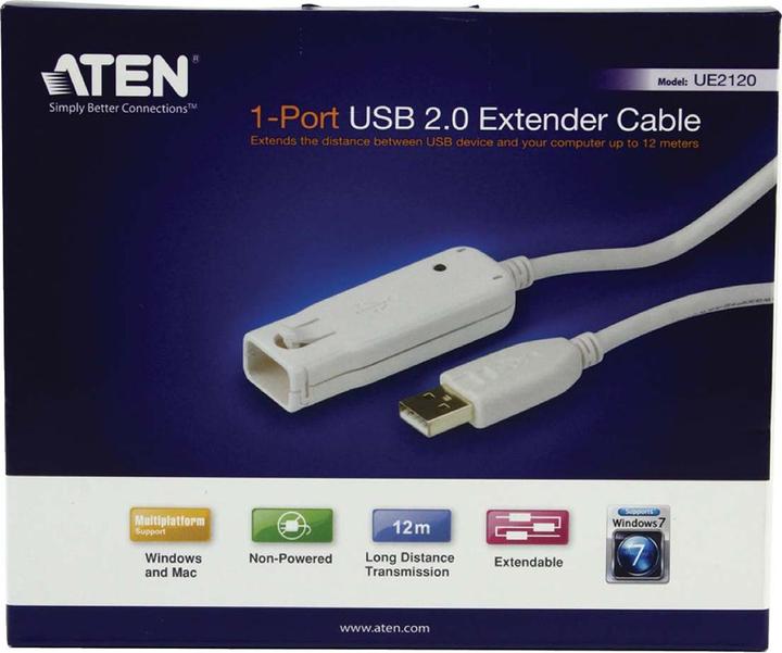 Immagine prodotto Aten UE2120 Cavo di estensione USB (12 m, USB 2.0)