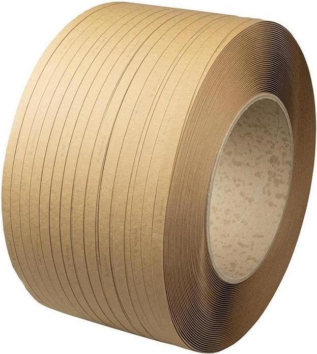 Produktbild Transpak Umreifungsband Breite 12mm Länge 2000m Stärke 0,6mm Kraftpapier (2 Stk.)
