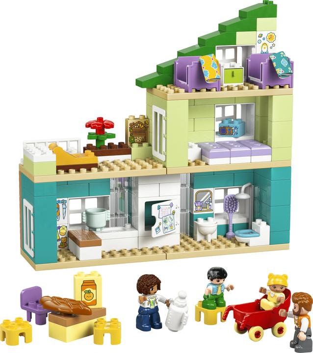 Actual product image LEGO Modernes Familienhaus mit Figuren – 3-in-1-Set (10470)