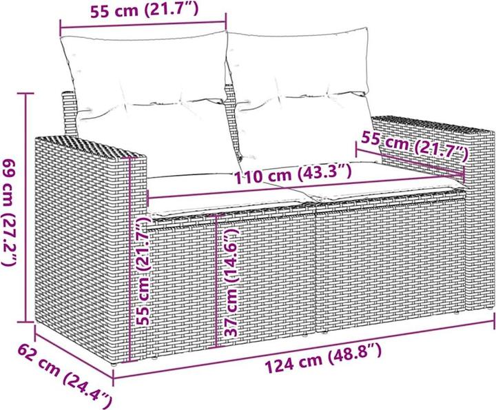 Produktbild vidaXL Eden