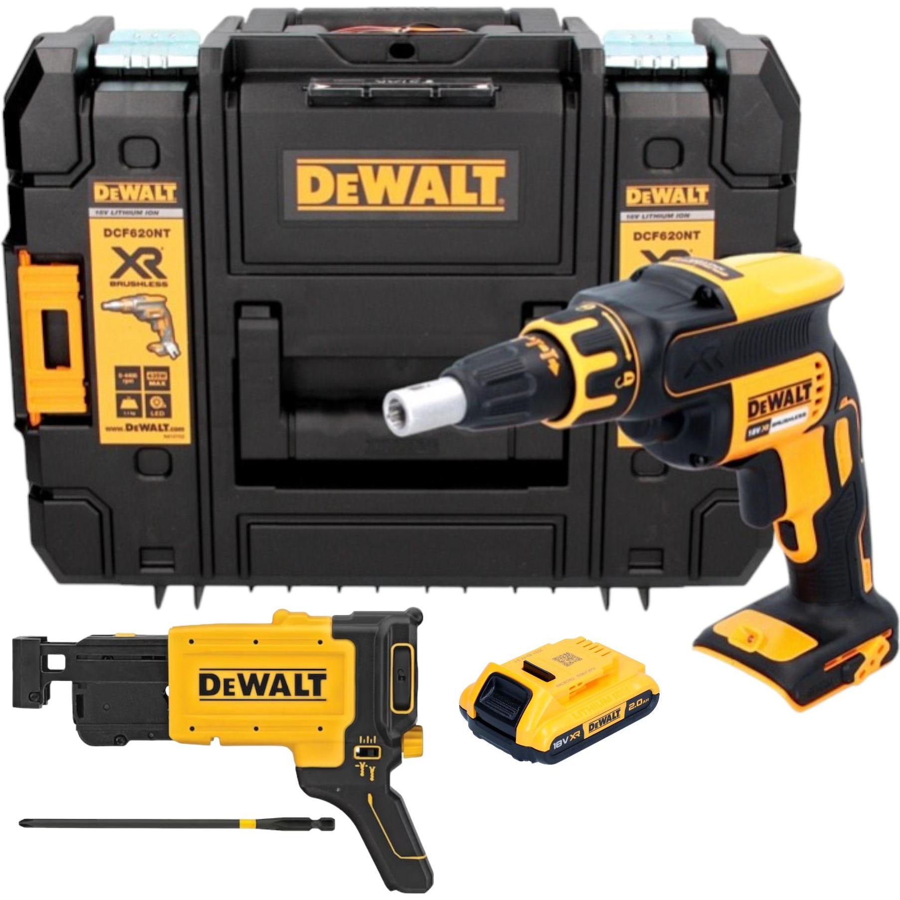DeWalt DCF 620 NT cordless drywall screwdriver 18 V 30 Nm