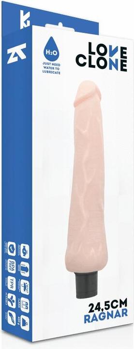 Actual product image Love Clone Loveclone Ragnar Self Lubricating Vibrator 24.5cm