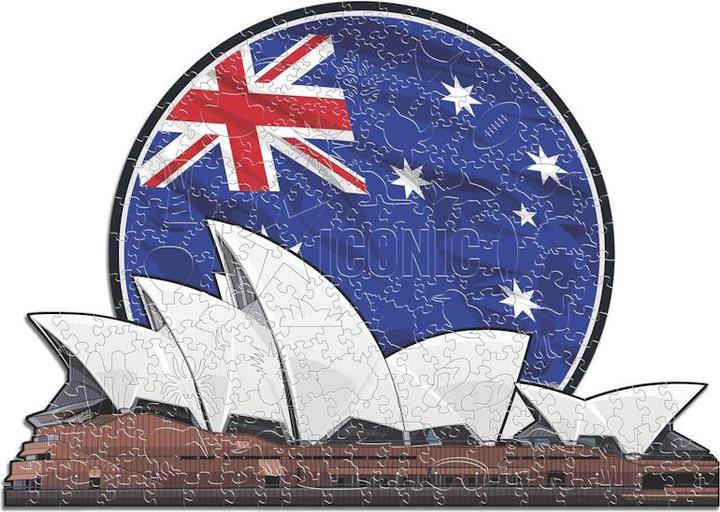 Actual product image Iconic Sydney Opera House - Monument Wooden Puzzle Size M (270 pieces) (270 pieces)