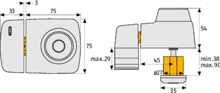 Image du produit Abus 7525 W EK