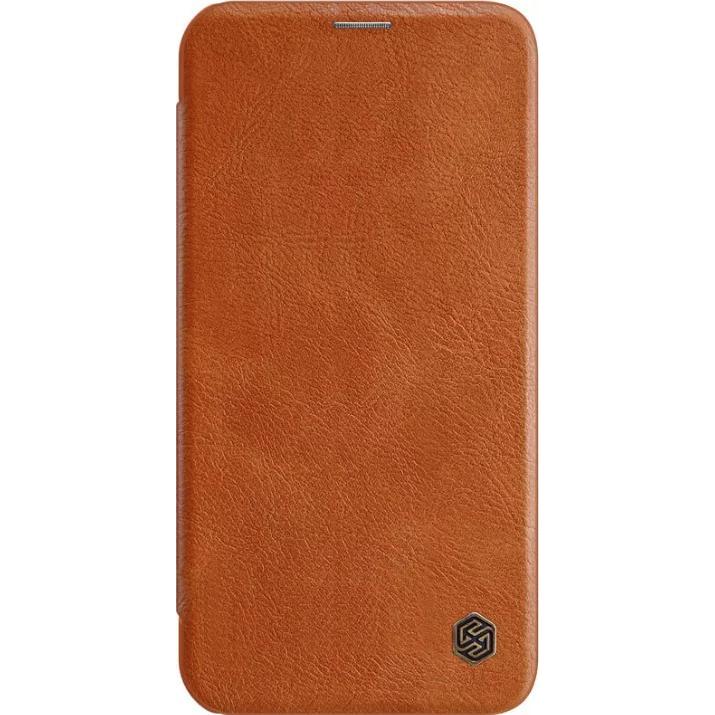 Nillkin Qin Series (Apple iPhone 12 Pro, Apple iPhone 12), Smartphone Hülle, Braun