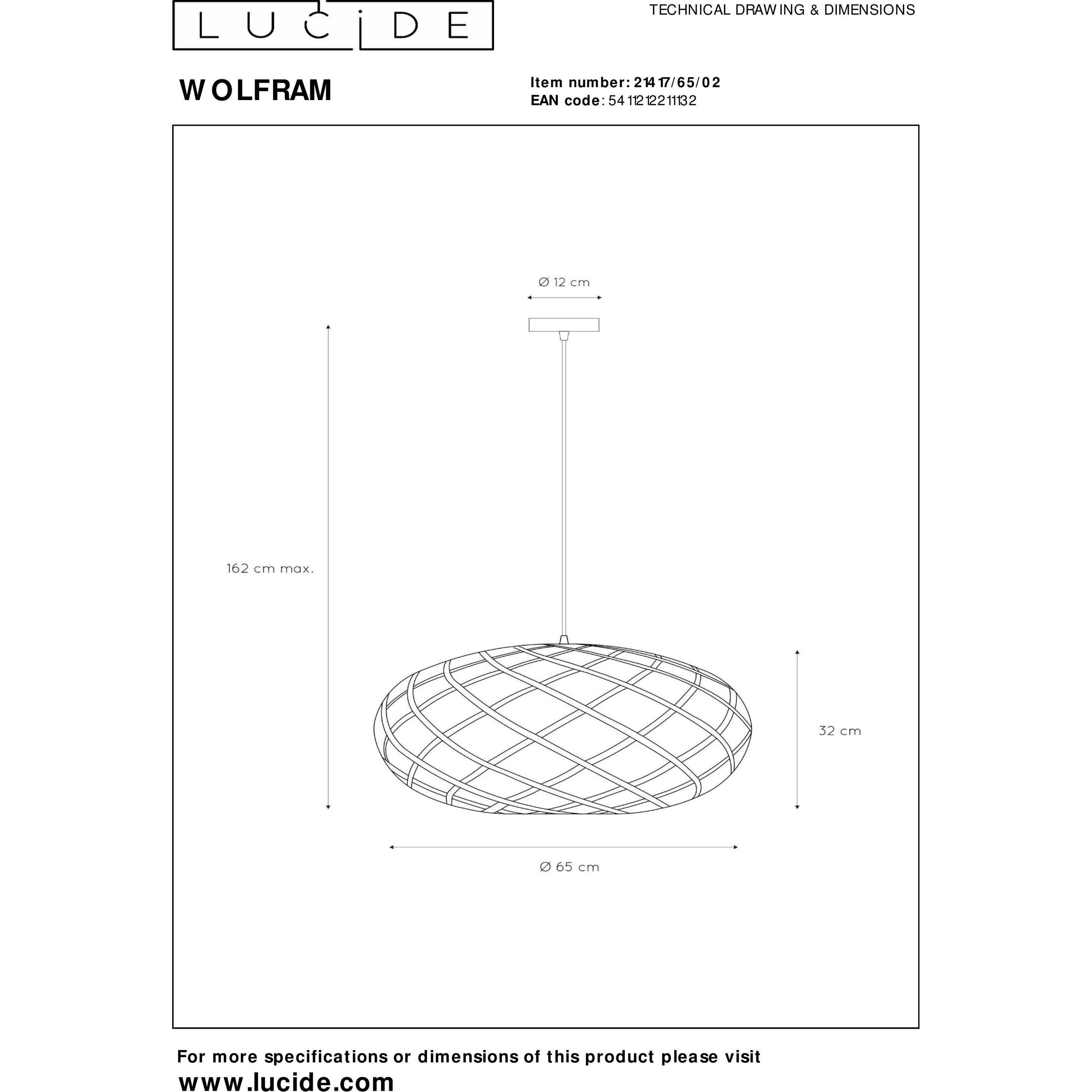 Thumbnail - Lucide, Pendelleuchte, Wolfram (E27)