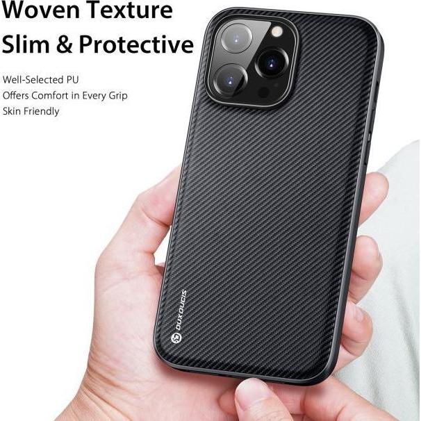 Thumbnail - Dux Ducis Fino Series Hardcase Hülle (Apple iPhone 14 Pro Max), Smartphone Hülle, Schwarz