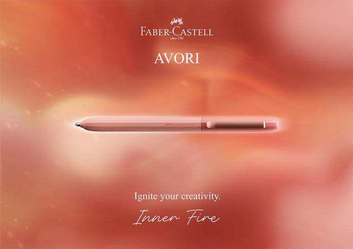 Immagine prodotto Faber-Castell Kugelschreiber Avori XB Inner Fire (Arancia, 1x)
