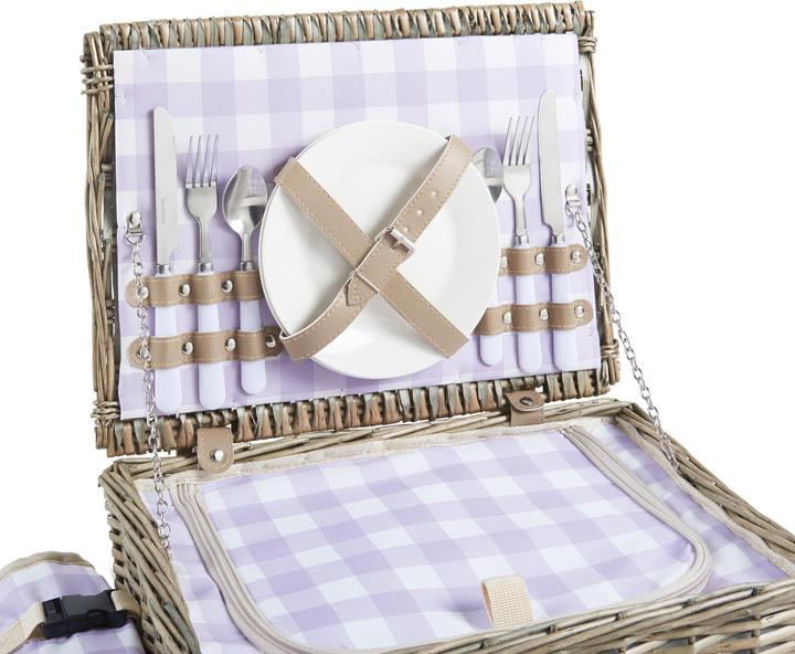 Actual product image Casa.Pro Picknickkorb Bisceglie für 2 Personen Komplettset