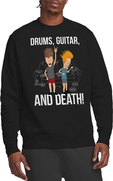 Produktbild Beavis and Butthead Drums Guitar & Death Sweatshirt (S)