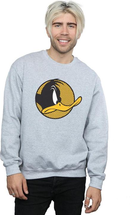 Produktbild Looney Tunes Daffy Duck Dotted Profile Sweatshirt (M)