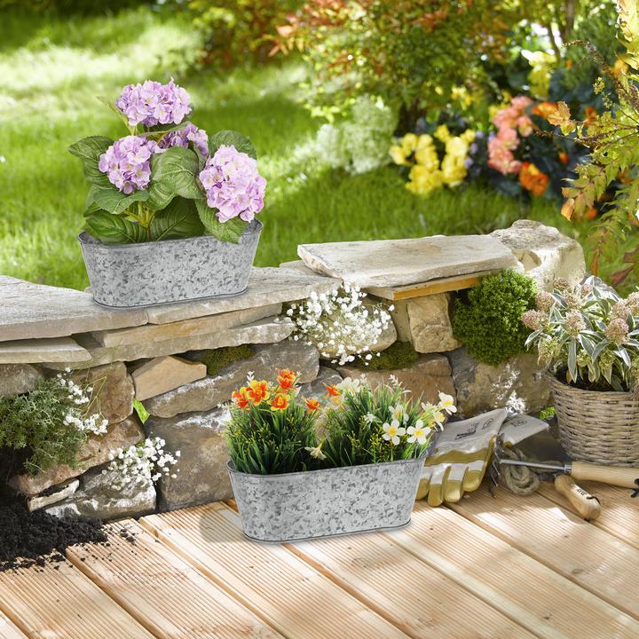 Actual product image Relaxdays Zinkwanne (13.50 x 30.50 x 11 cm)