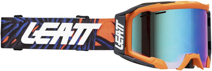 Actual product image Leatt Velocity 5.0 MTB Goggle Iriz Jungle Blue UC 26% (Iriz Jungle, Blue)