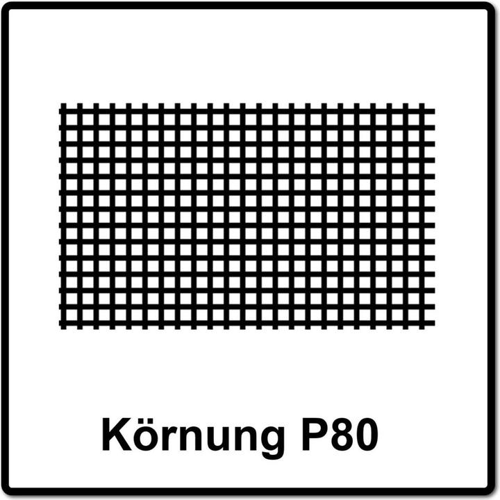 Actual product image Mirka ABRANET Rouleau de papier abrasif 115 mm x 10 m P180 Klett (545BY001803R) (P80)