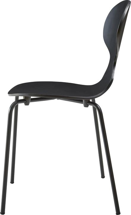Produktbild En.Casa Esszimmerstuhl Kil 4er Set Schwarz