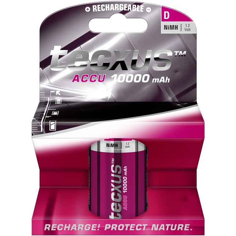 Tecxus D Mono/HR20 - 10000 mAh (1 Stk., D, 10000 mAh), Batterien + Akkus
