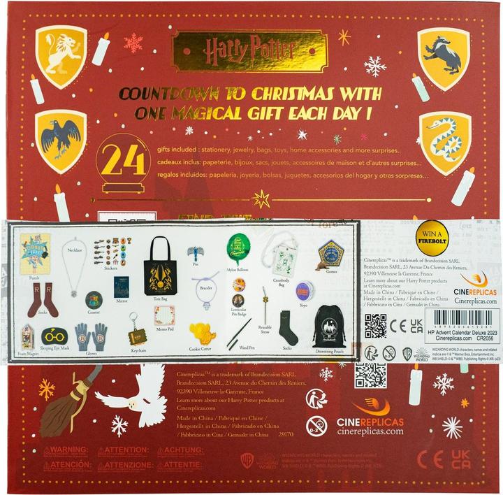 Actual product image Cinereplicas Harry Potter - Wizarding World Deluxe Advent Calendar 2023