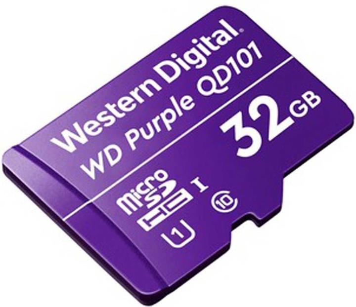 Productafbeelding WD Paars SC Ultra uithoudingsvermogen (32 GB, microSDHC, U1, UHS-I)