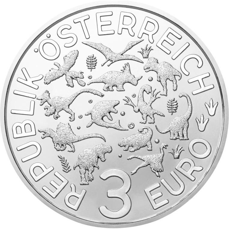 Thumbnail - Münze Österreich, Münzen, Styracosaurus, (2021)