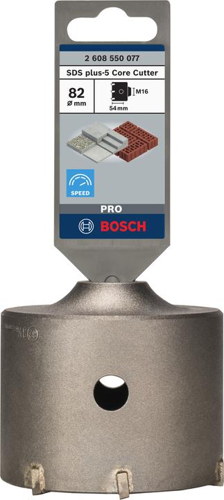 Image du produit Bosch Professional Zubehör PRO SDS plus-5 Core Cutter, 82 x 50 x 80 mm (82 millimètres)