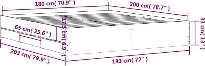 Produktbild vidaXL Ivett (180 x 200 cm)